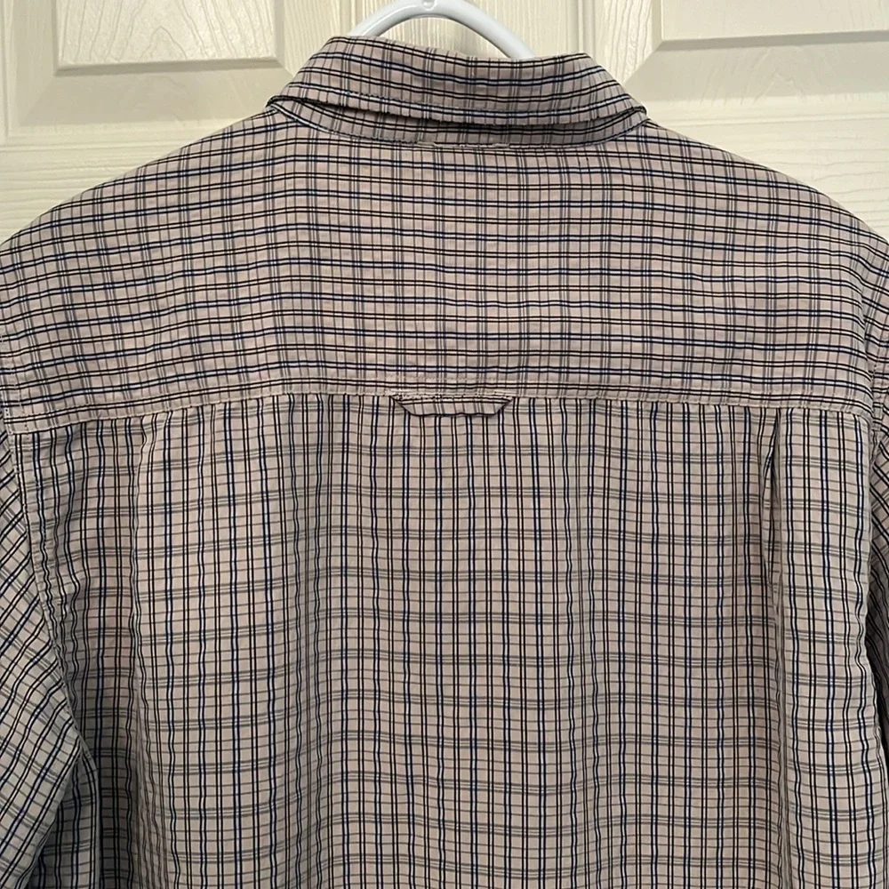 The North Face Men's Plaid Long Sleeve Button Down‎ Shirt Size Medium